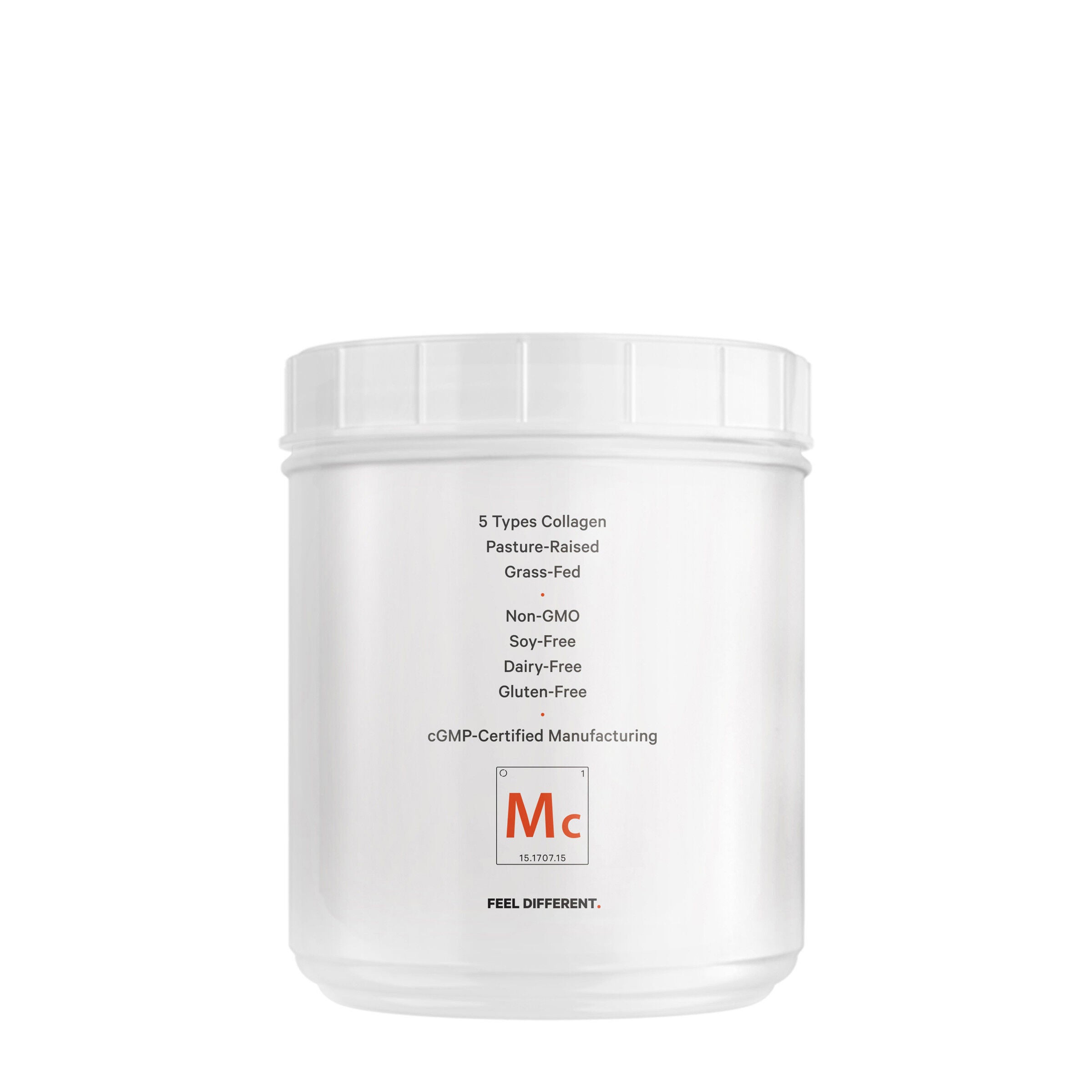 Hydrolyzed Multi Collagen Peptides Powder Type I - II - III - V and X - 20 oz. (63 Servings)